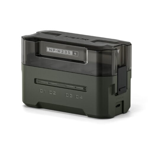 Tilta Portable Charging Station for NP-W235 (4 Channel) - Green